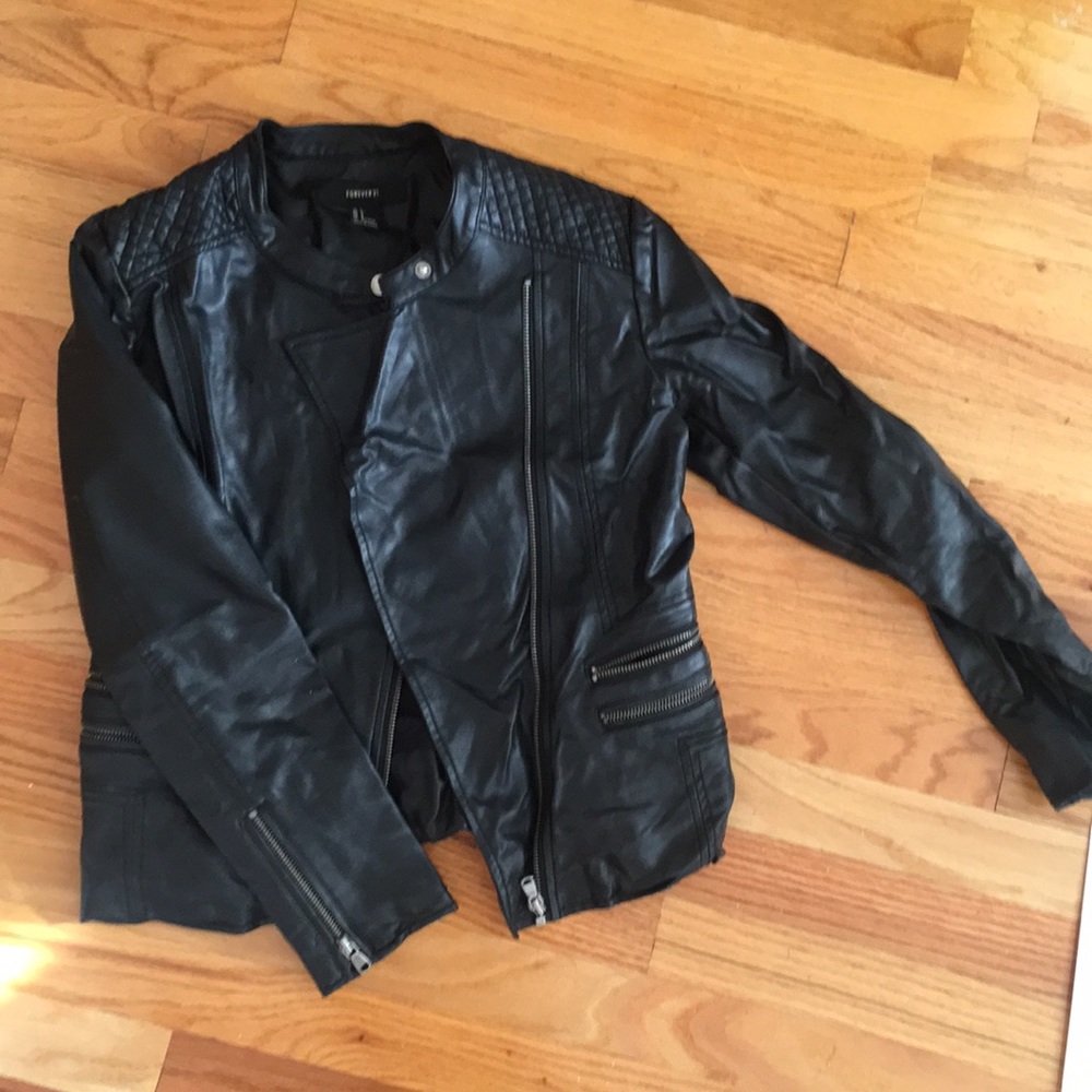 Forever21 faux leather jacket